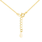 forgyldt halskæde med hjerte