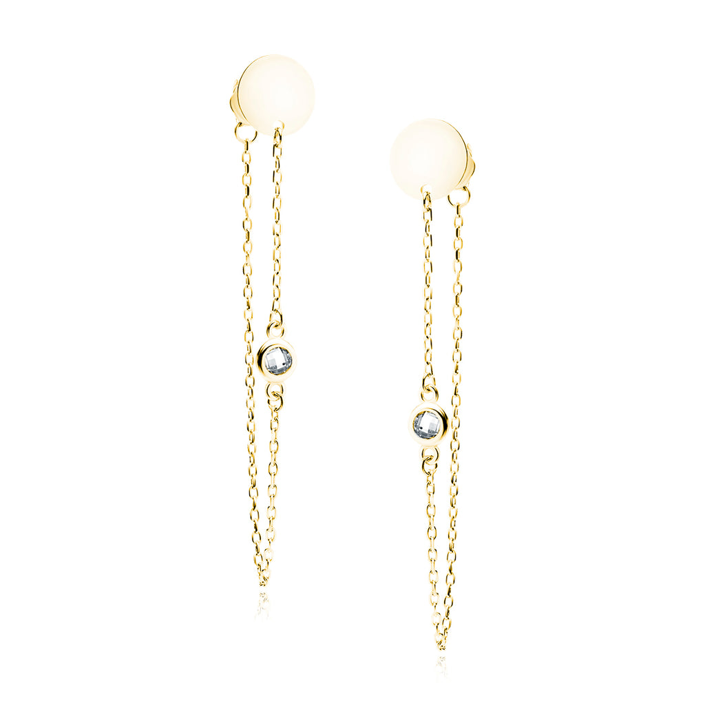 Forgyldte kædeøreringe