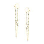 Forgyldte kædeøreringe