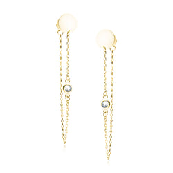 Forgyldte kædeøreringe