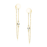 Forgyldte kædeøreringe