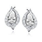 sølv øreringe med zirkoner