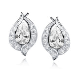 sølv øreringe med zirkoner