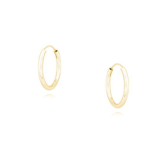 hoops forgyldt sølv