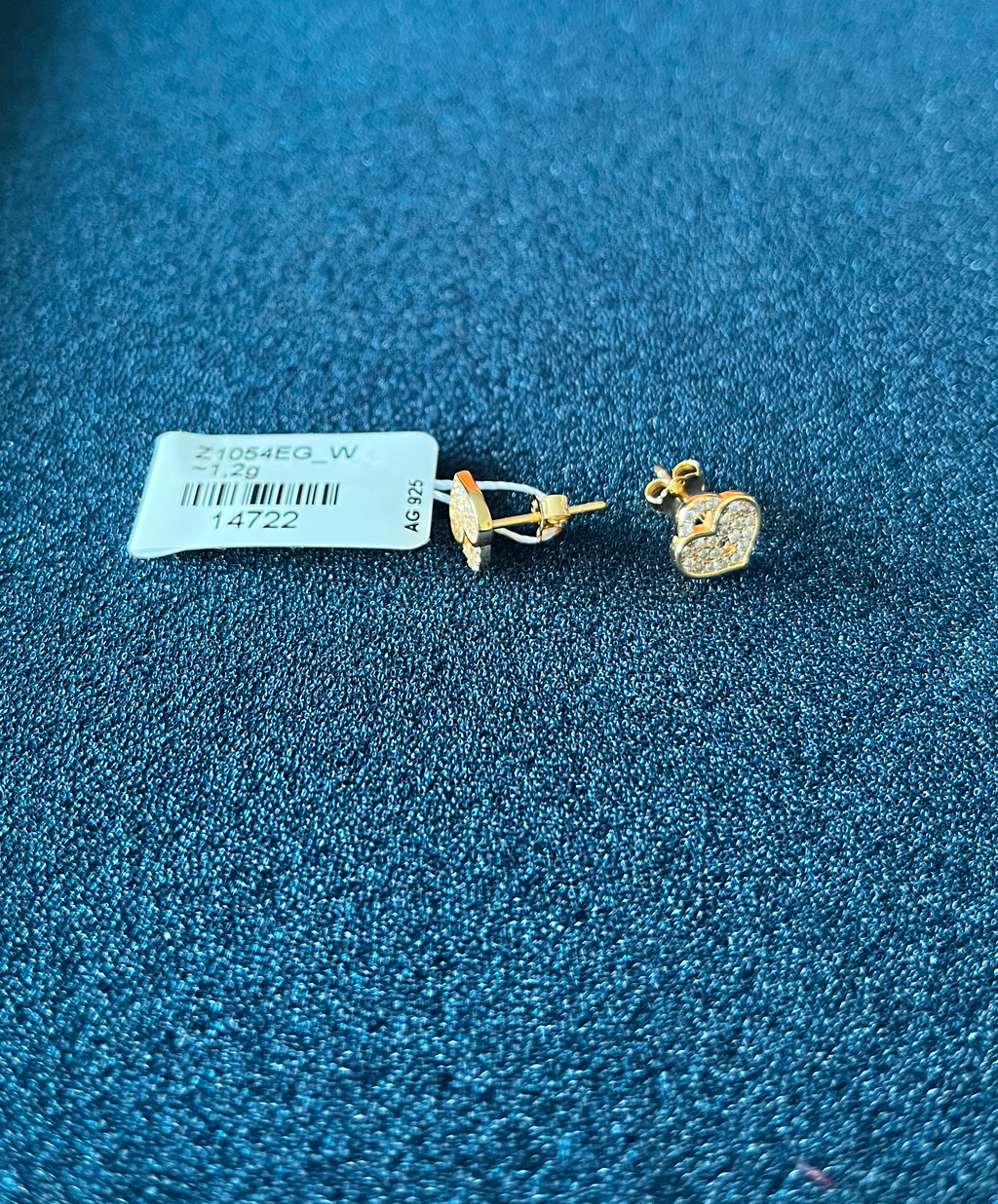 Sølv Ørestikker hjerter