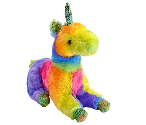 Wild Republic Rainbowkins Enhjørning Bamse 30 cm