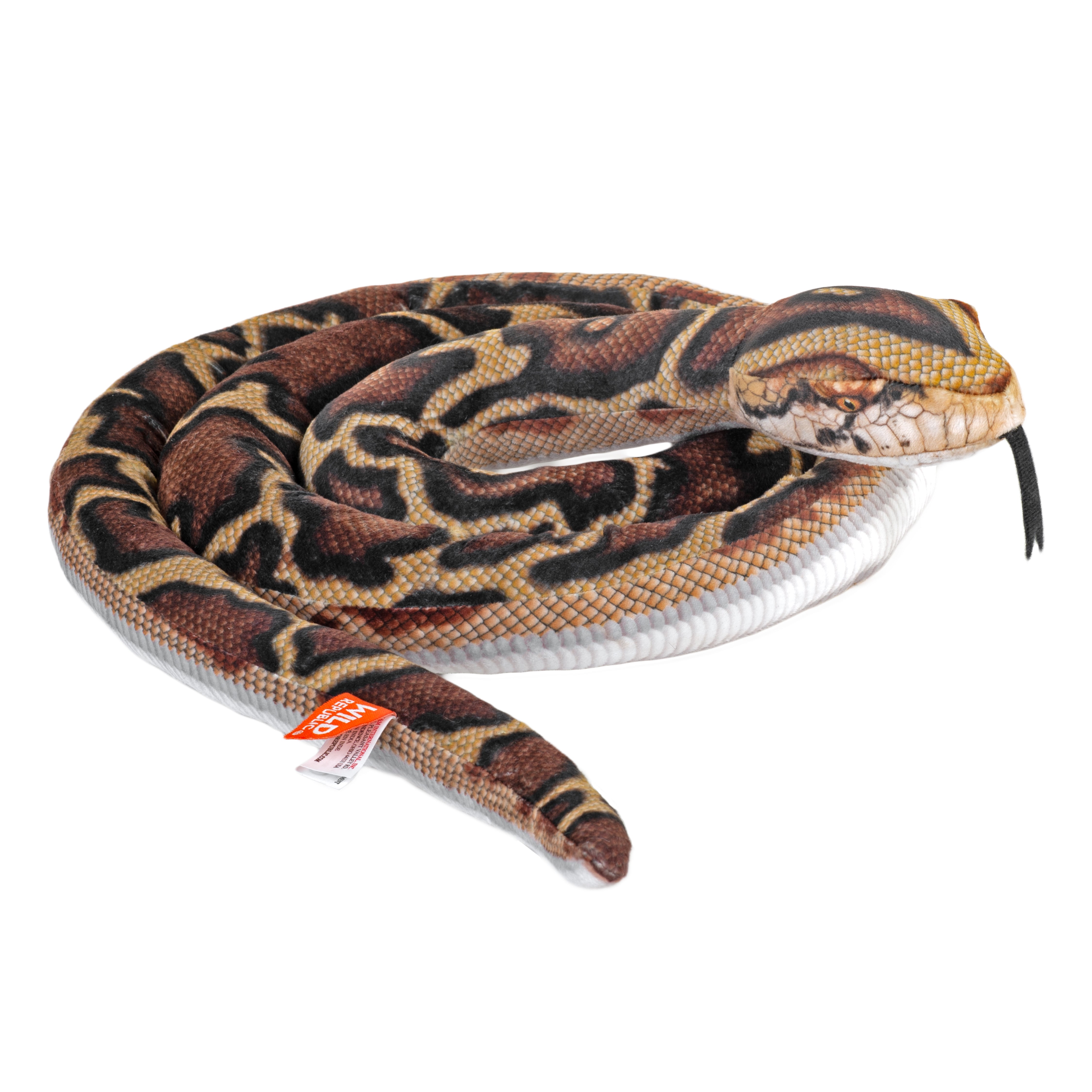 Wild Republic Living Earth Burmese Python Slange Bamse 152 cm (29347) Hovedbillede