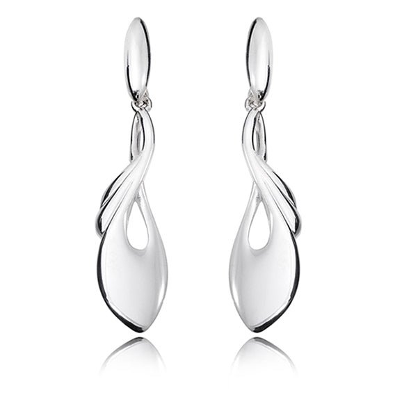 Sølv lange øreringe Hovedbillede