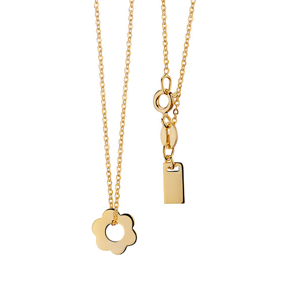 forgyldt halskæde blomst Hovedbillede