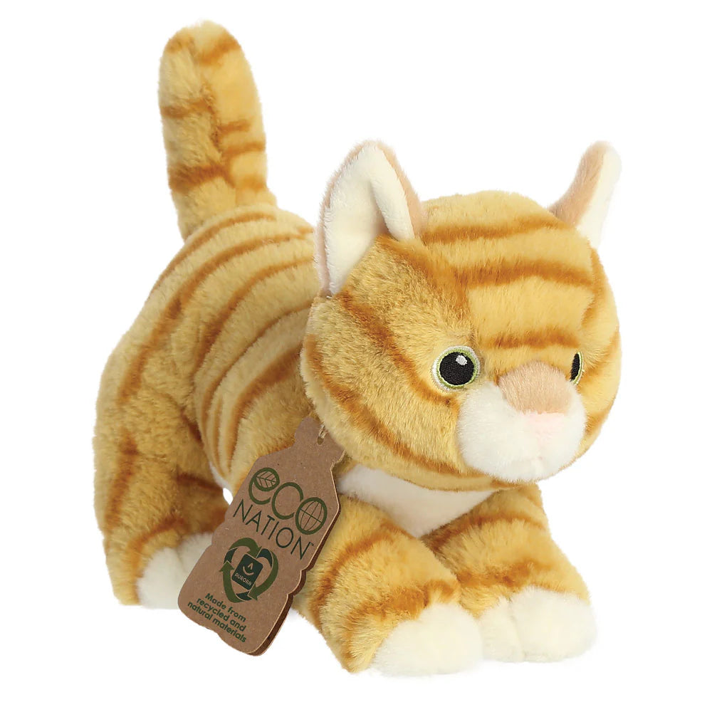 Aurora World Eco Nation Orange Tabby Kat Bamse 21 cm (35048) Hovedbillede