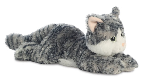 Aurora World Stribet Kat Bamse - Flopsies Lily Cat 30 cm (31538)