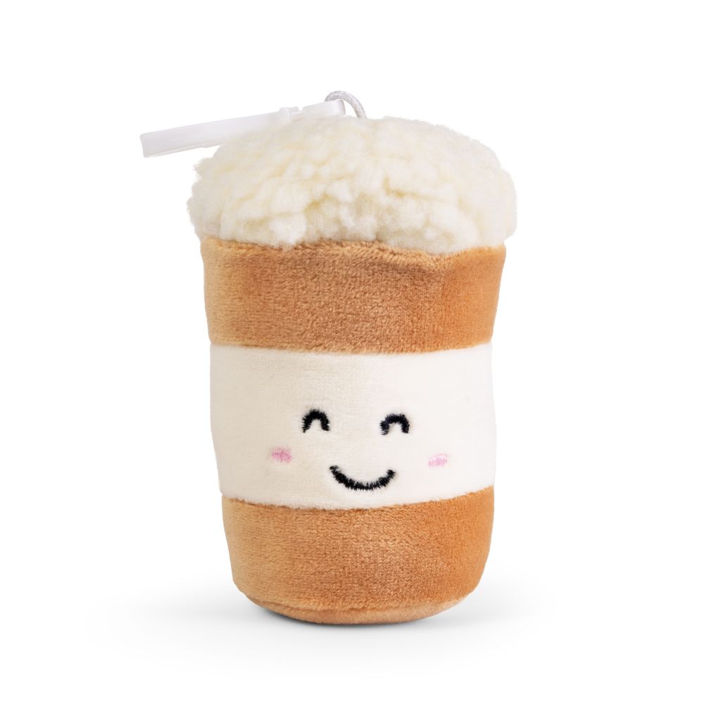 LILLE Living Nature Clips Coffee Shop Plysnøgleringe caffe latte