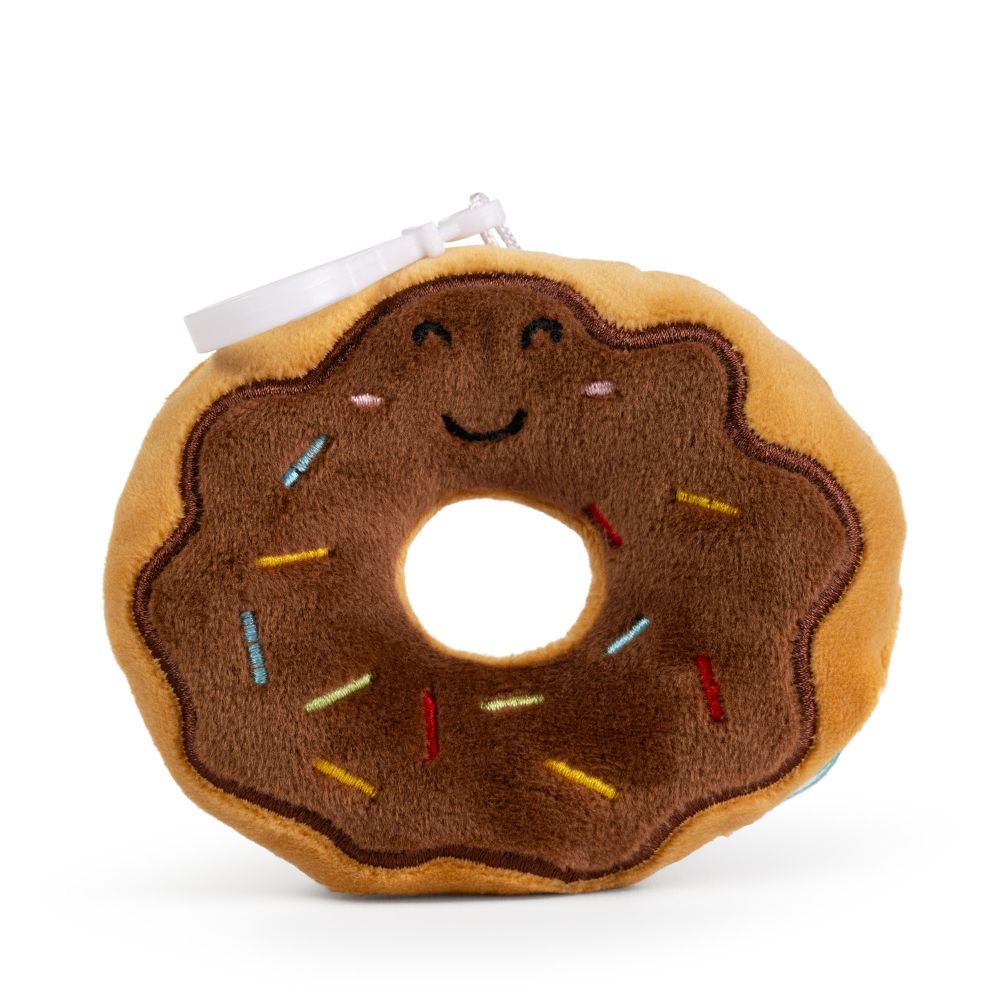 LILLE Living Nature Clips Dessert Plysnøgleringe chokolade doughnut