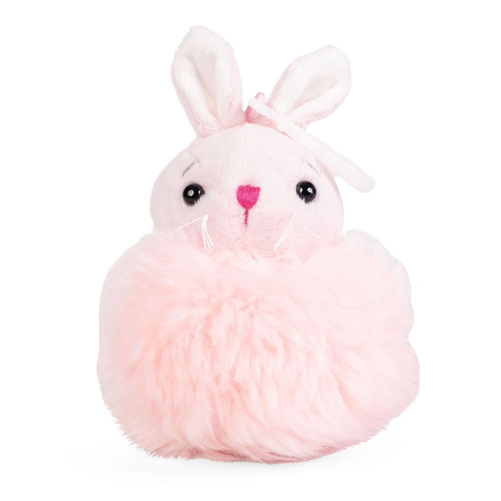 Living Nature Clips Pompom Bunny Plysnøgleringe Hovedbillede
