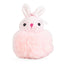 Living Nature Clips Pompom Bunny Plysnøgleringe