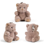 Teddy Plysdyr Nøgleringe brun