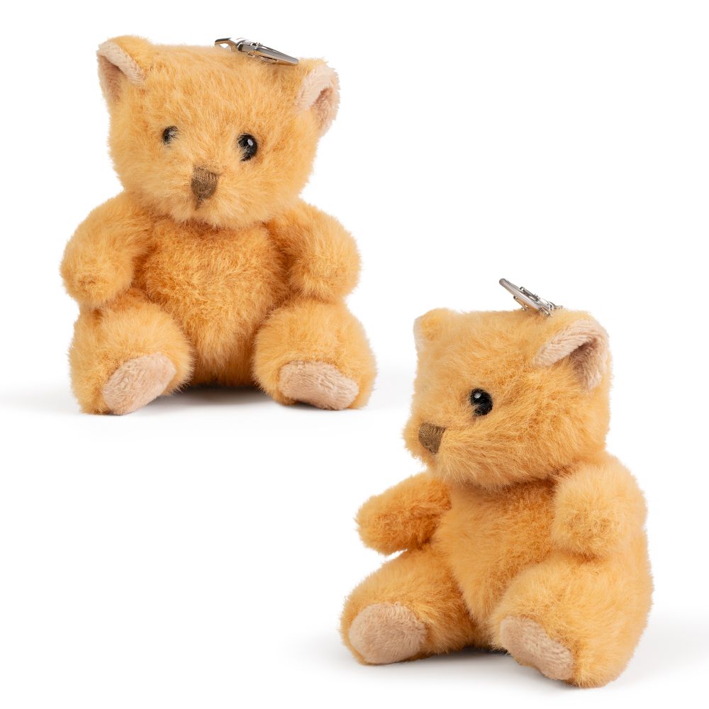 Teddy Plysdyr Nøgleringe orange