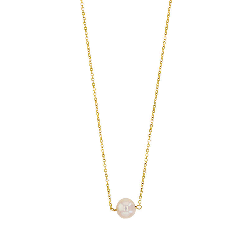 halskæde med ferskvandsperle  Hovedbillede