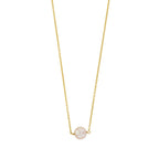 halskæde med ferskvandsperle 