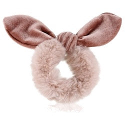 Pels Scrunchies med knude (OG1232)