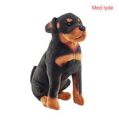 Wild Republic "Rescue Dogs" Lille Rottweiler Hund med realistiske lyde 17 cm