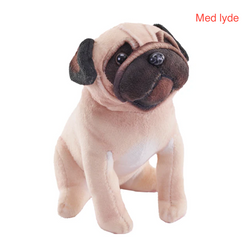 Wild Republic "Rescue Dogs" Lille Pug Hund med realistiske lyde 17 cm