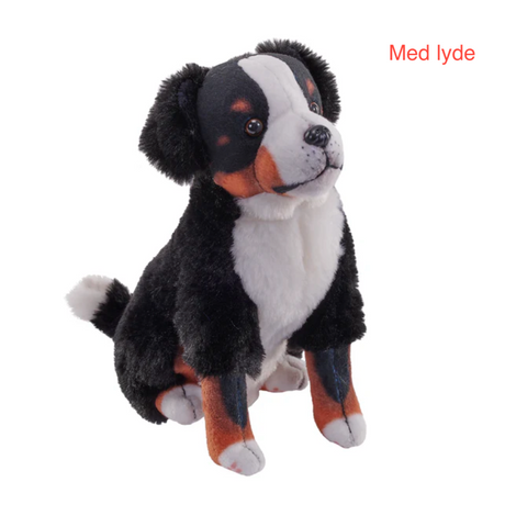 Wild Republic "Rescue Dogs" Lille Berner Sennenhund med realistiske lyde 17 cm