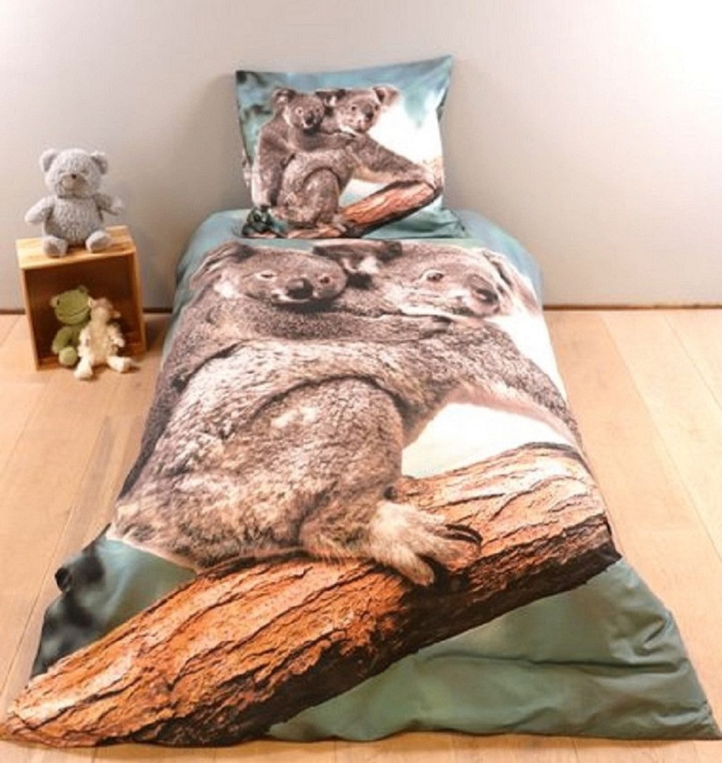 sengetøj med koala