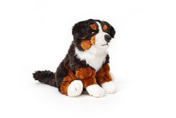 Uni-Toys Berner Sennenhund, Siddende 30 cm, eco-friendly (32353)