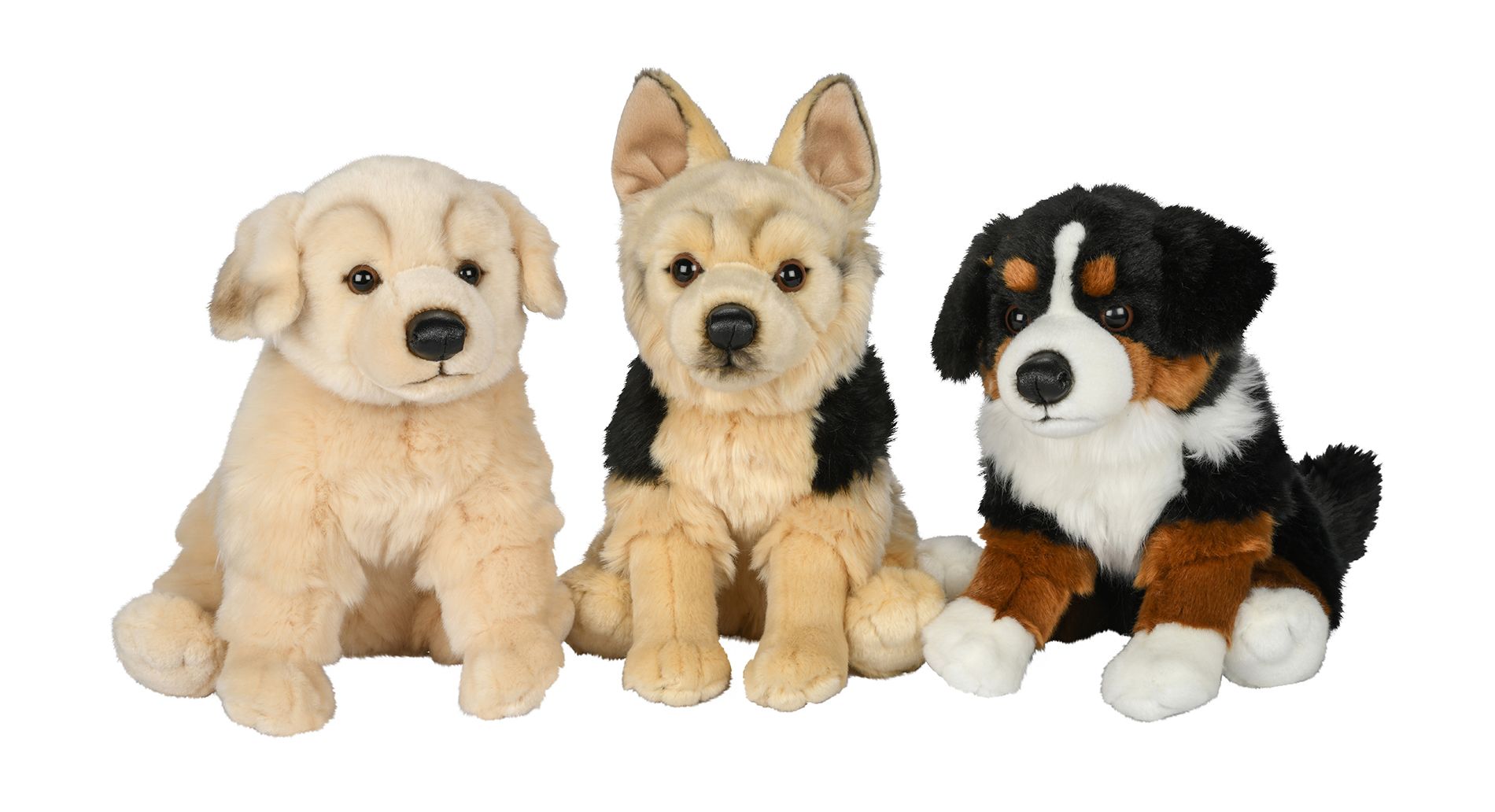 Uni-Toys Schæferhund, siddende 30 cm (32314A), Eco Friendly