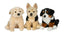 Uni-Toys Schæferhund, siddende 30 cm (32314A), Eco Friendly