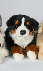 Uni-Toys Berner Sennenhund bamse, liggende 40 cm (22811A)