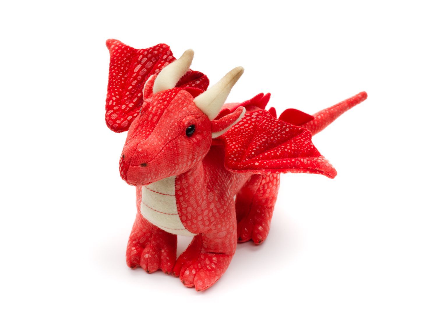 Uni-Toys Drage Bamse 20 cm (SD020123-R), rød, eco-friendly Sekundært billede