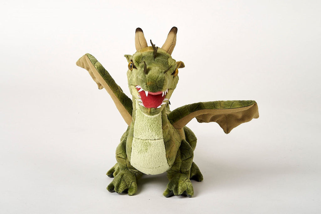 Uni-Toys Drage Bamse 40 cm, eco-friendly (M90366), grøn