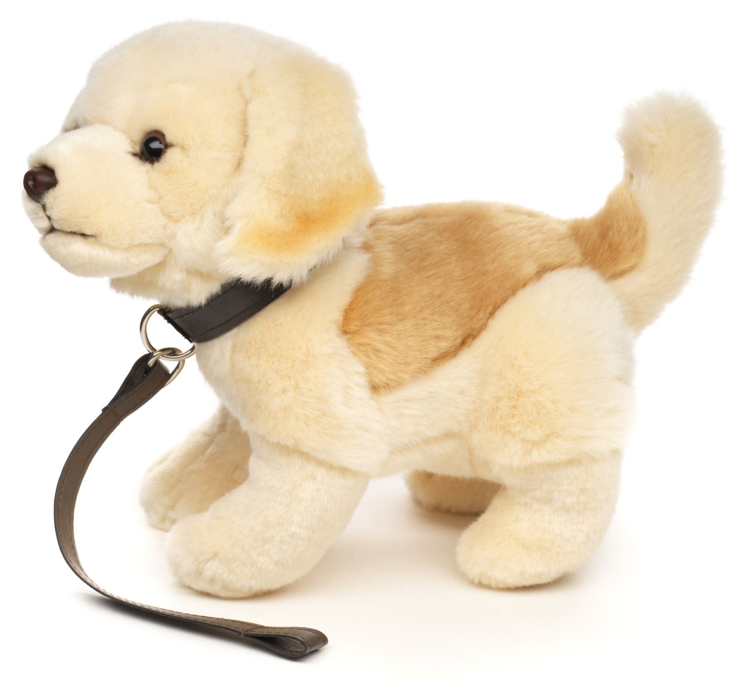 Uni-Toys Golden Retriever Hvalp bamse, stående med snor 22 cm (I20334), eco-friendly Sekundært billede