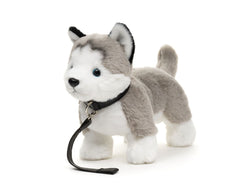 Uni-Toys Husky Hund med snor 24 cm (R21084R), eco-friendly