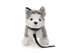 Uni-Toys Husky Hund med snor 24 cm (R21084R), eco-friendly