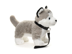 Uni-Toys Husky Hund med snor 24 cm (R21084R), eco-friendly