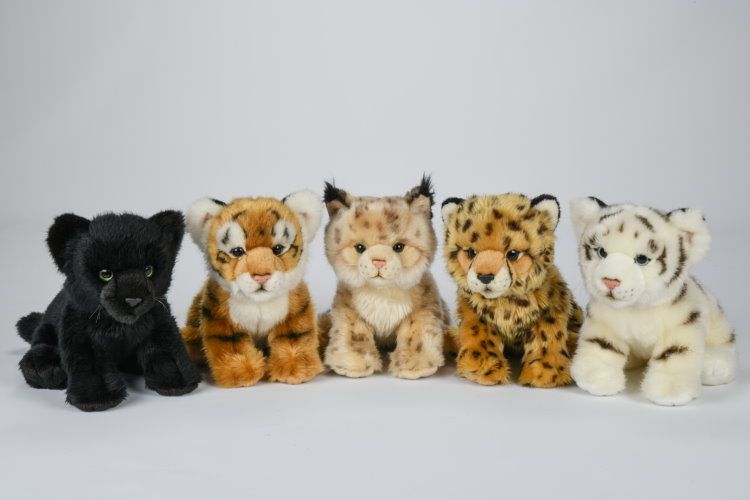 hvid tiger tøjdyr