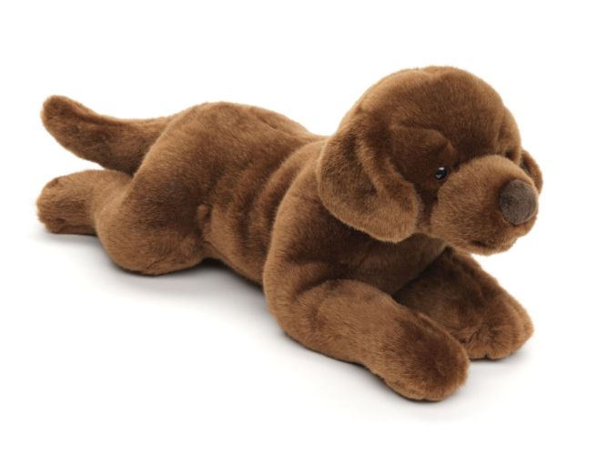 Uni-Toys Labrador Hund, brun 40 cm (D21886CH), Eco-Friendly