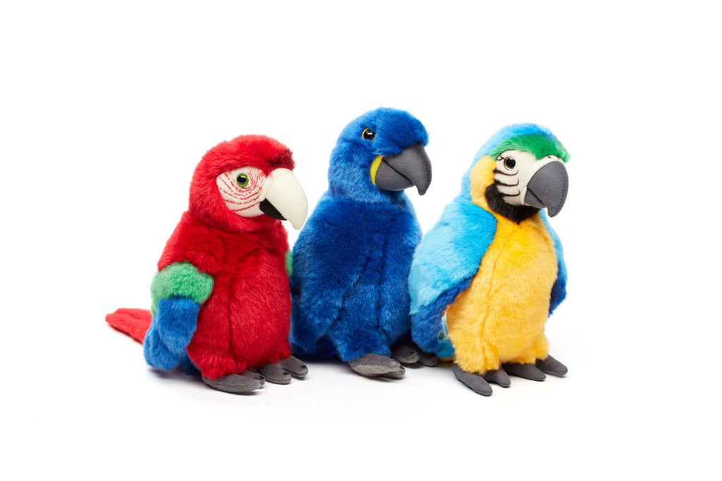 Uni-Toys Papegøje Bamse 26 cm (D70494A), assorterede farver