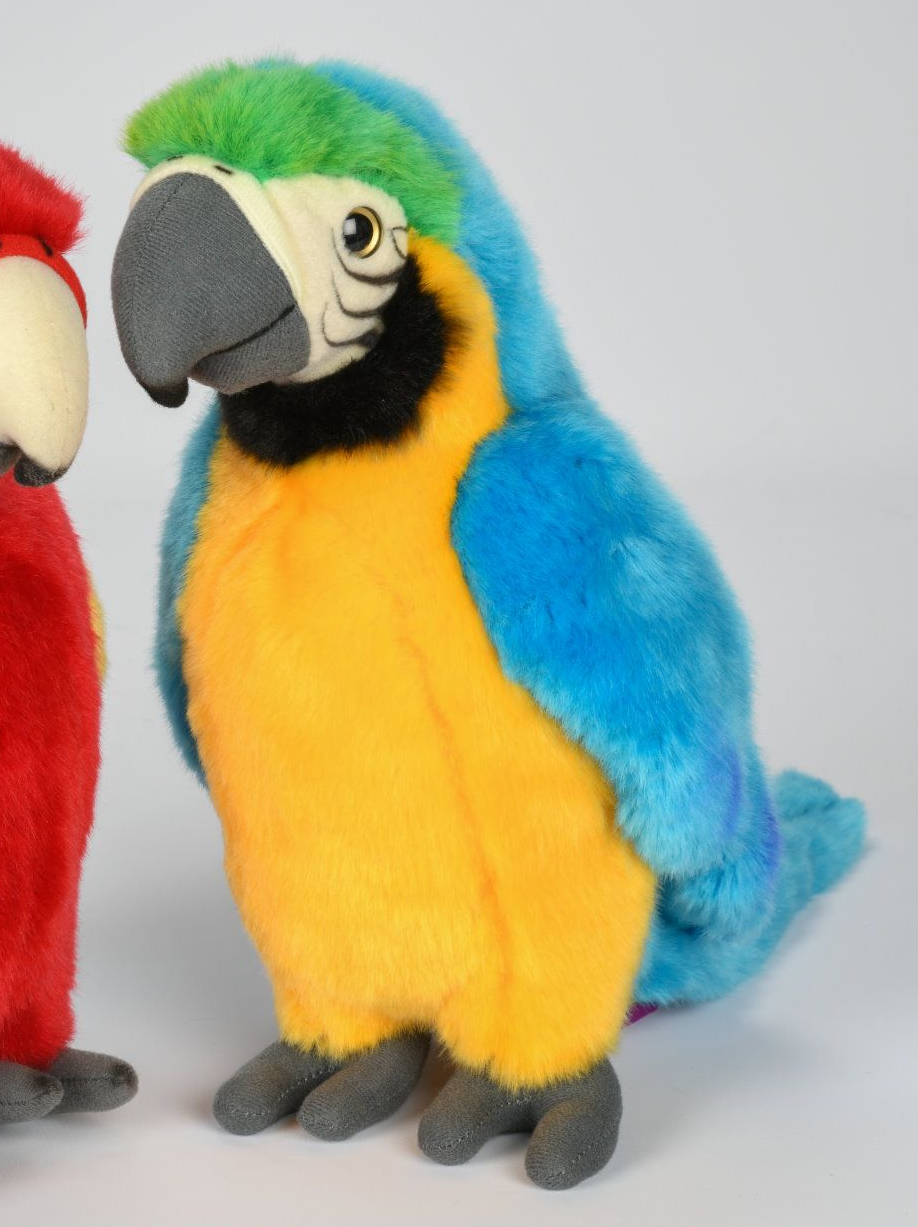 Uni-Toys Papegøje Bamse 28 cm (F70954RA), assorterede farver Sekundært billede