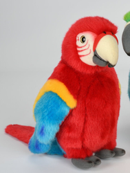 Uni-Toys Papegøje Bamse 28 cm (F70954RA), assorterede farver