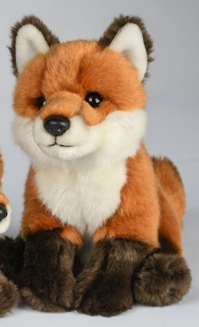 Uni-Toys Ræv Bamse, siddende 22 cm (C92543A) Sekundært billede