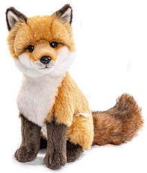 Uni-Toys Ræv Bamse, siddende 27 cm H (M90754), Eco-Friendly