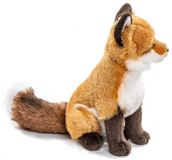 Uni-Toys Ræv Bamse, siddende 27 cm H (M90754), Eco-Friendly
