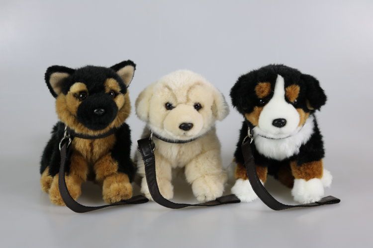 Uni-Toys Schæferhund 19 cm med snor (L42226RA2), eco-friendly Sekundært billede