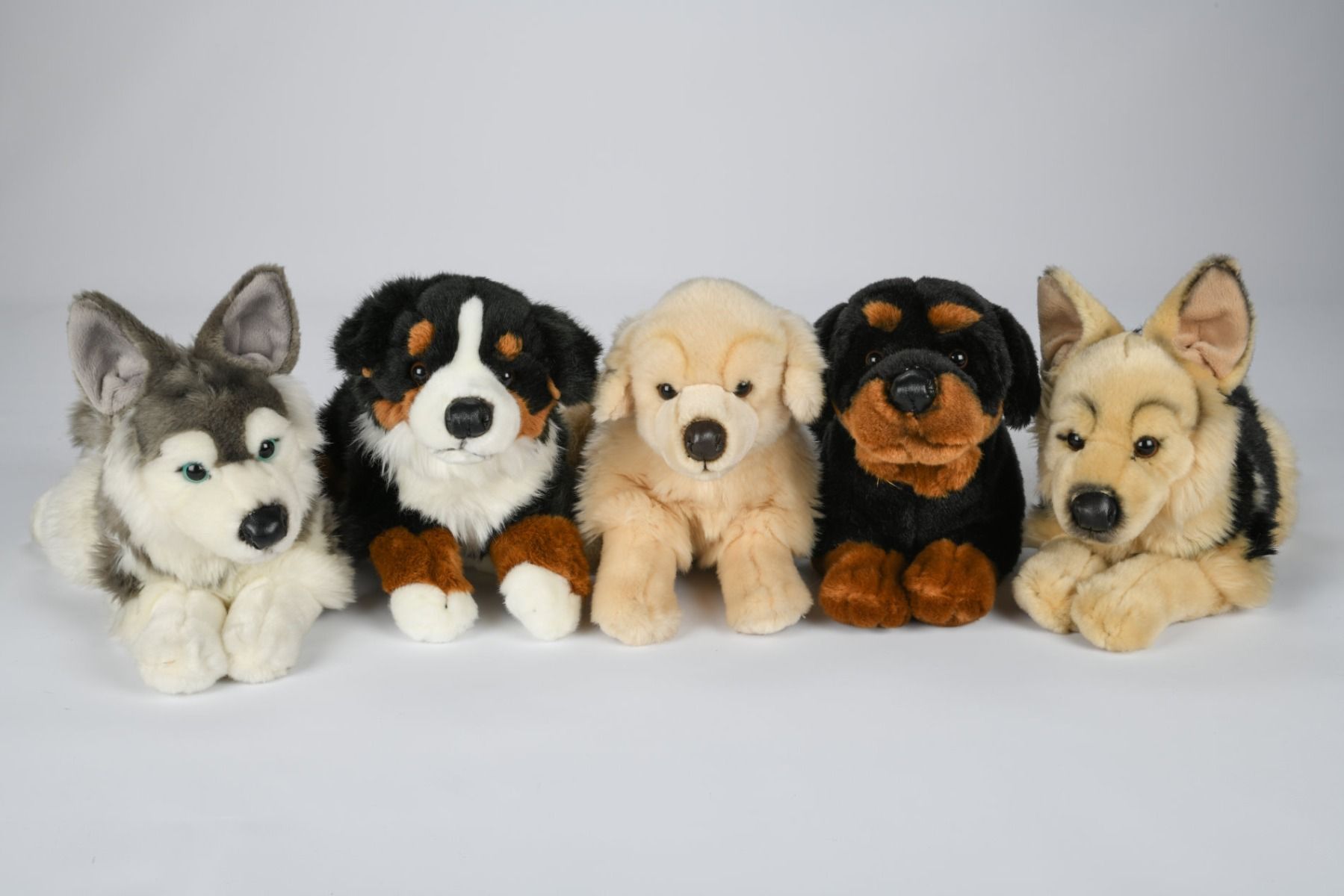 Uni-Toys Golden Retriever bamse, liggende 40 cm (22811A) Sekundært billede