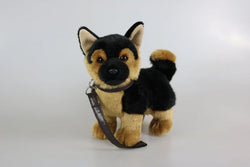 Uni-Toys Schæferhund Hund med snor 23 cm (I20324), Eco-Friendly