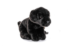 Uni-Toys Sort Labrador Bamse 22 cm